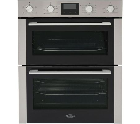 BELLING BEL BI703MFC Electric Double Oven - Stainless Steel, Stainless Steel