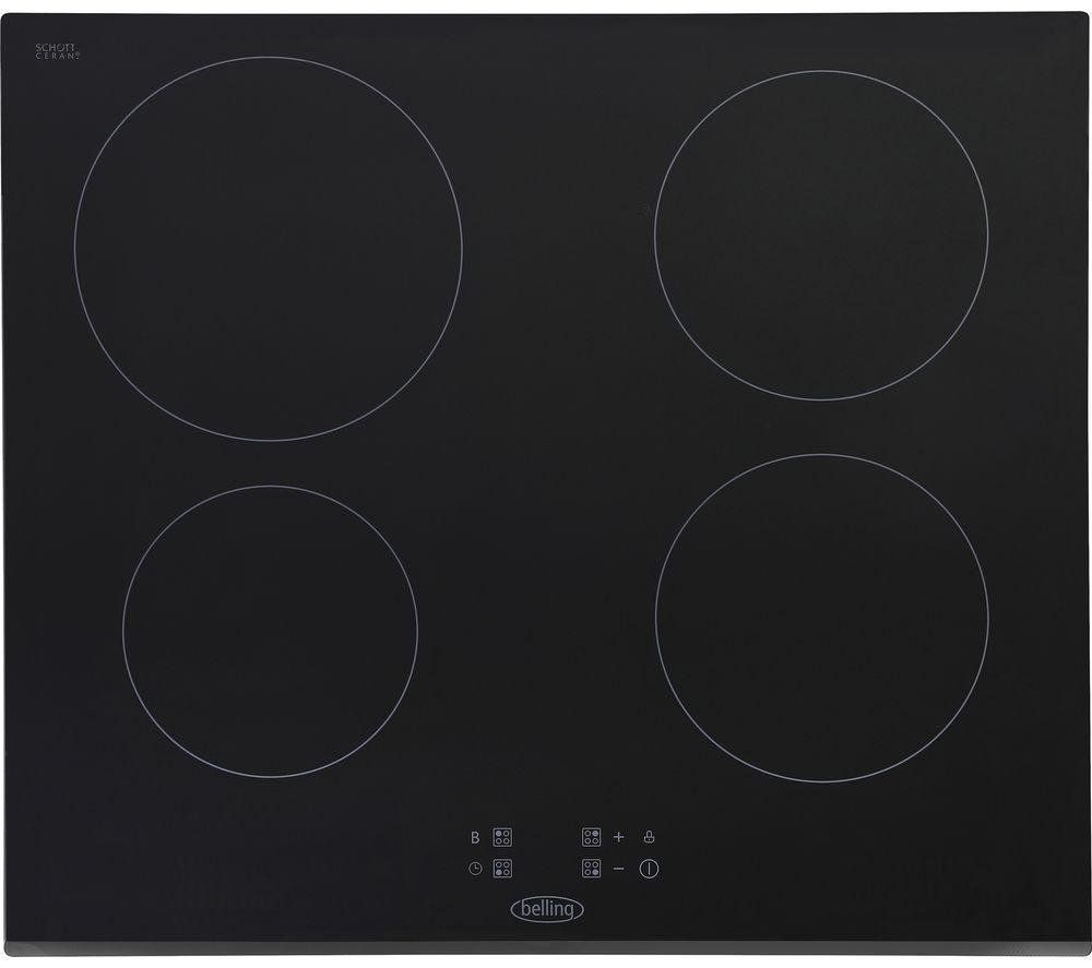 BELLING IHT603 59 cm Electric Induction Hob - Black, Black - Image 1