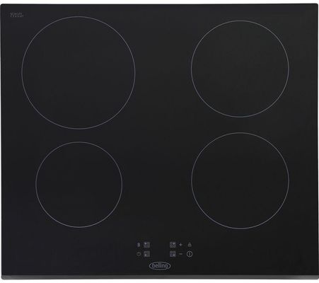 BELLING IHT603 59 cm Electric Induction Hob - Black, Black