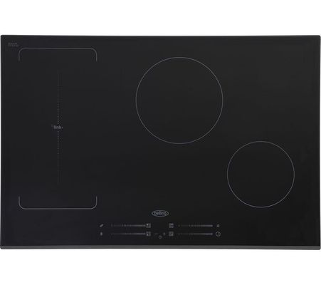 BELLING IHL773 77 cm Electric Induction Hob - Black, Black