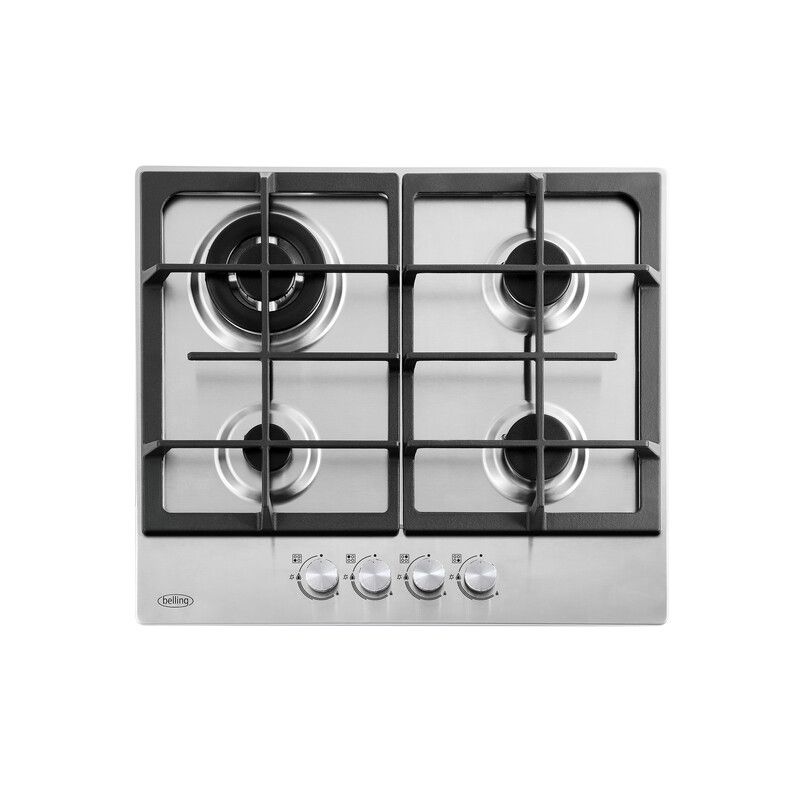 Belling 444411636 60cm 4 Burner Gas Hob - Stainless Steel - Image 1