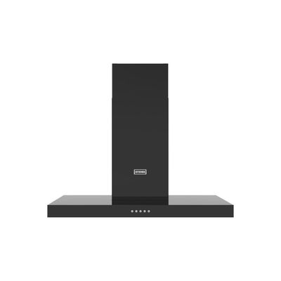 Stoves STERLING CHIM90TBLK 90cm Flat Chimney Hood - BLACK