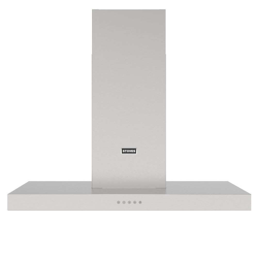 Stoves 444411645 Sterling 90T 90cm Chimney Cooker Hood - Stainless Steel - Image 1