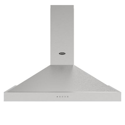 Belling BEL COOKCENTRE CHIM 110PYR STA 11670 110cm Pyramid Chimney Hood - STAINLESS STEEL