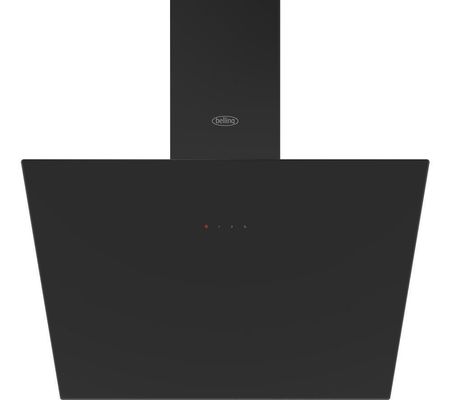 Belling 444411678 60cm Slanted Chimney Cooker Hood - Black
