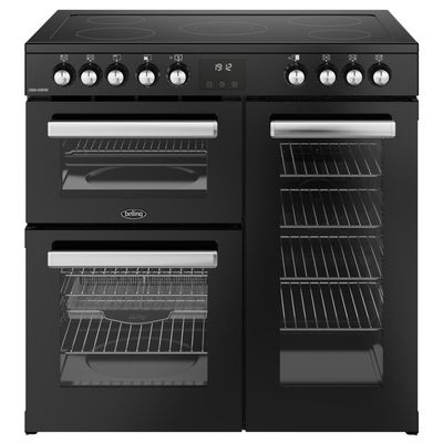 Belling Cookcentre 90cm Electric Range Cooker - Black