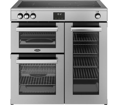 Belling BEL RCA COOKCENTRE 90EI STA 11796 90cm Induction Range Cooker - STAINLESS STEEL