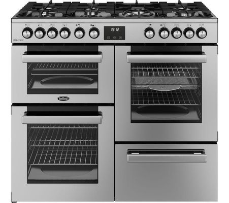 Belling BEL RCA COOKCENTRE 100DF STA 11800 100cm Dual Fuel Range Cooker - STAINLESS STEEL