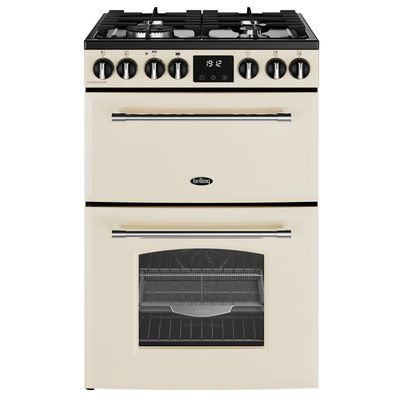 Belling BEL MRA FARMHOUSE 60DF CRM 11814 60cm Dual Fuel Mini Range Cooker - CREAM