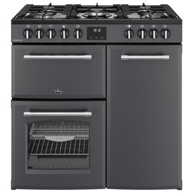 Belling 444411819 Farmhouse 90cm Dual Fuel Range Cooker - Anthracite