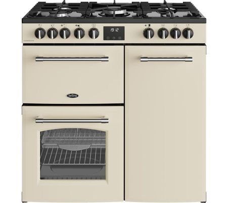 Belling 444411821 Farmhouse 90cm Dual Fuel Range Cooker - Cream