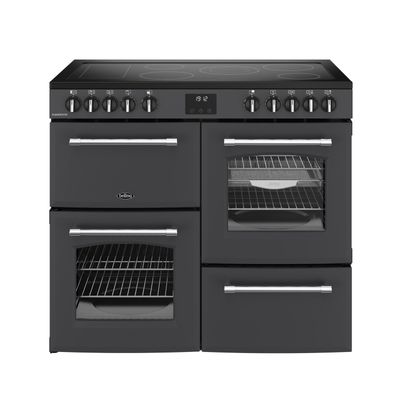 Belling BEL RCA FARMHOUSE 100E ANT 11825 100cm Ceramic Range Cooker - ANTHRACITE
