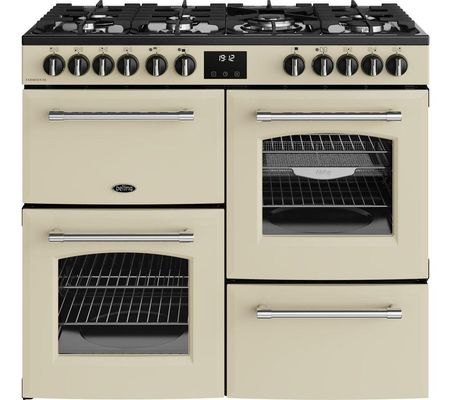 Belling BEL RCA FARMHOUSE 100DF CRM 11830 100cm Dual Fuel Range Cooker - CREAM