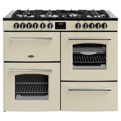 Belling Farmhouse 110cm Dual Fuel Range Cooker - Cream