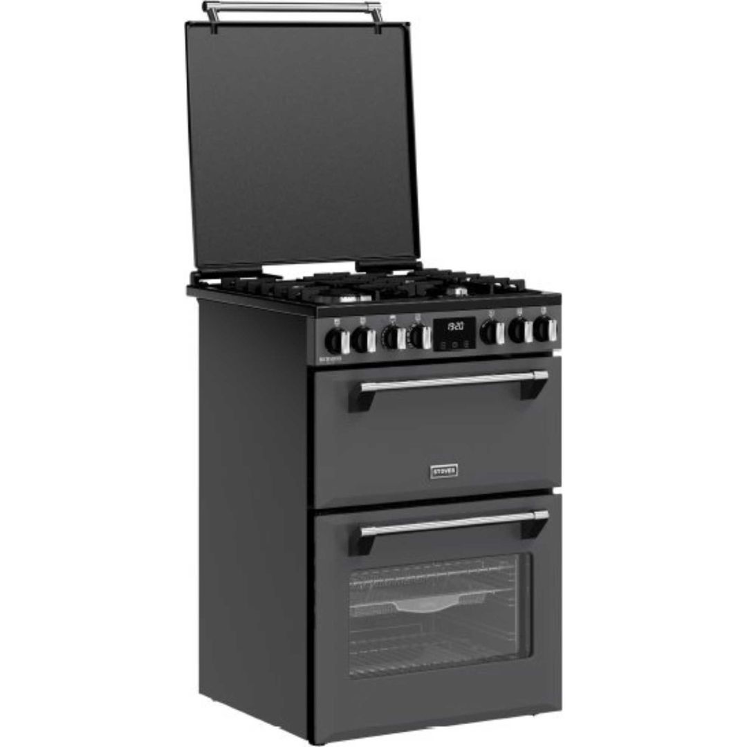 Stoves ST DX MRA RICH 60DF ANT 60cm Dual Fuel Mini Range Cooker 11843 - ANTHRACITE - Image 1