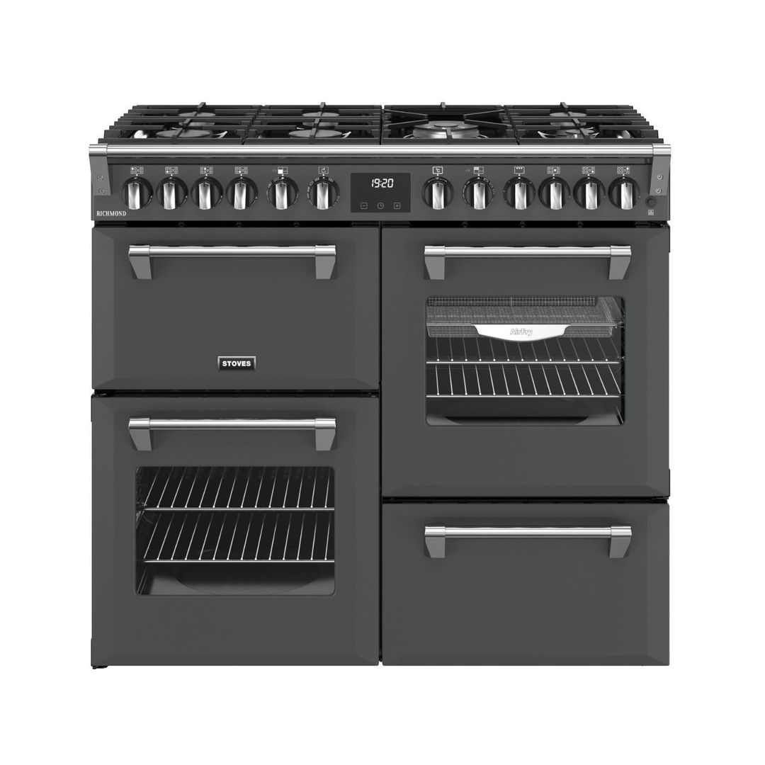 Stoves Richmond 100cm Dual Fuel Range Cooker - Anthracite - Image 1