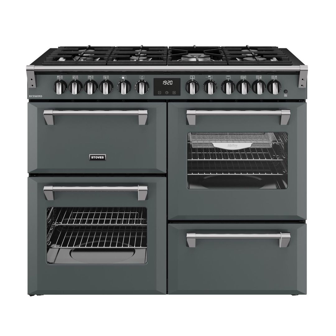 Stoves ST RCA RICH 110DF ANT 11861 Richmond 110cm Dual Fuel Range Cooker - ANTHRACITE - Image 1