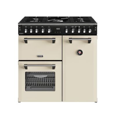 Stoves ST DX RCA RICH 90DF CRM 11868 Richmond DX 90cm Dual Fuel Range Cooker - CREAM