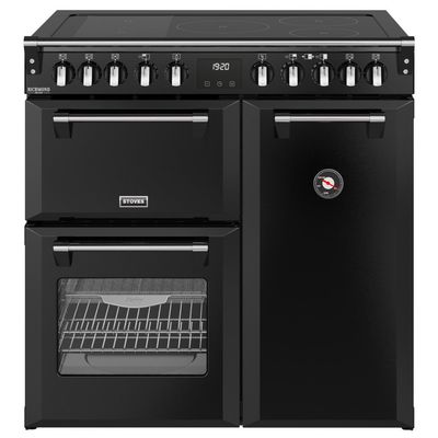 Stoves Richmond DX 90cm Electric Induction Range Cooker - Black