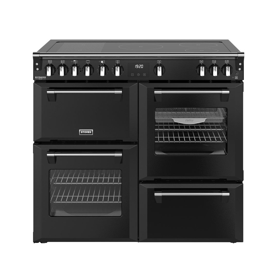 Stoves ST DX RCA RICH 100EI RTY BLK 11873 Richmond DX 100cm Induction Range Cooker - BLACK - Image 1