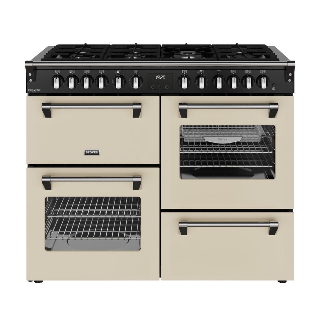 Stoves Richmond DX 110cm Dual Fuel Range Cooker - Cream - Image 1