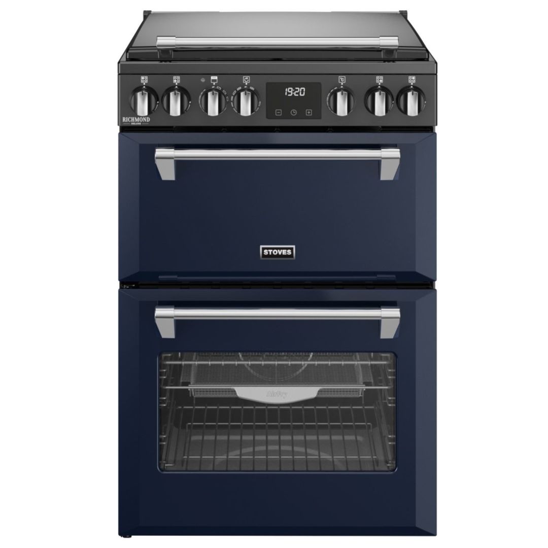 Stoves ST DX MRA RICH 60DF MBL 60cm Dual Fuel Mini Range Cooker 11995 - MIDNIGHT BLUE - Image 1