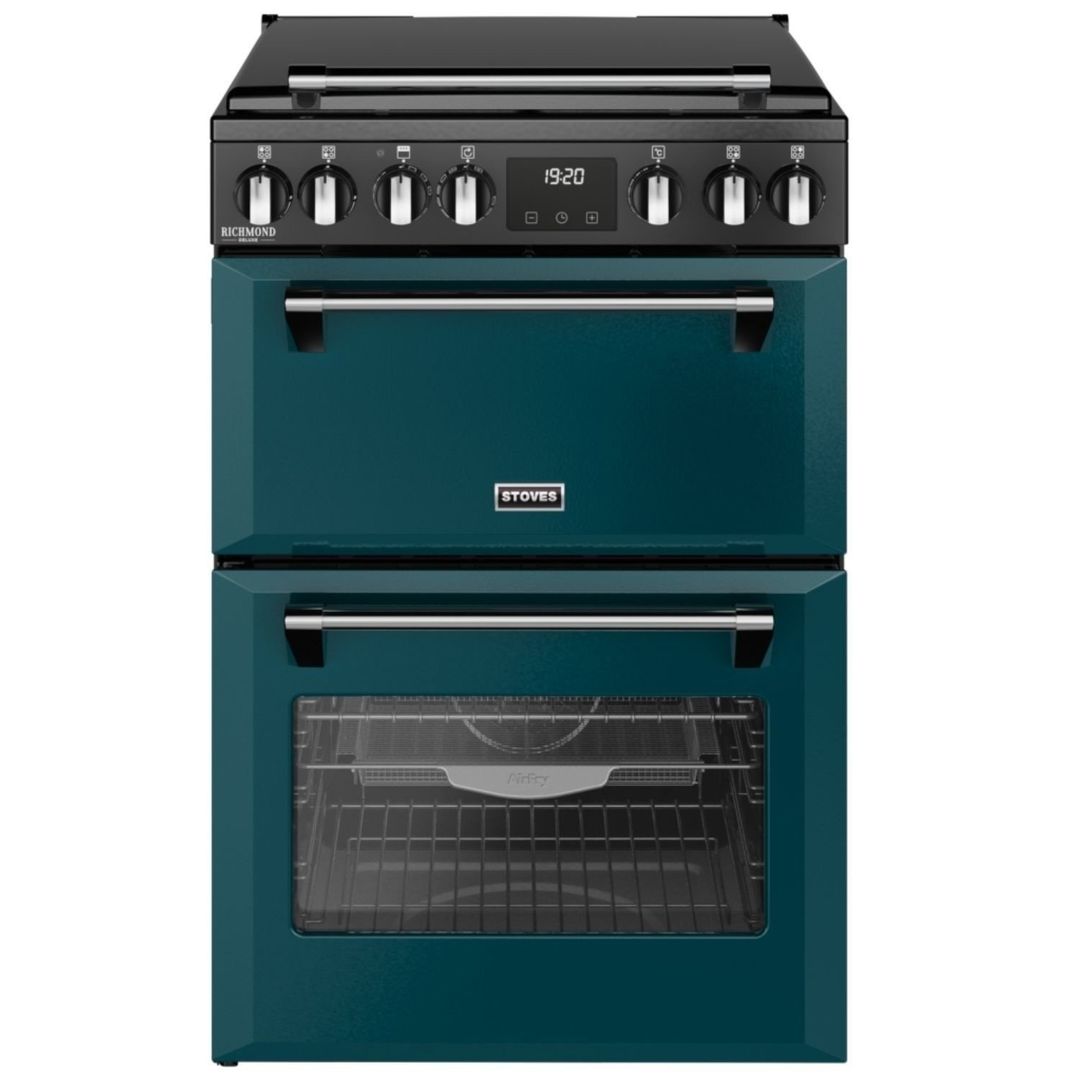 Stoves ST DX MRA RICH 60DF DMA 60cm Dual Fuel Mini Range Cooker 11996 - DEEP MARINE - Image 1