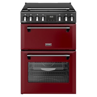 Stoves Richmond DX 60cm Dual Fuel Cooker - Garnet Red
