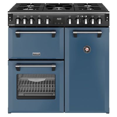 Stoves Richmond DX 90cm Dual Fuel Range Cooker - Twilight Blue