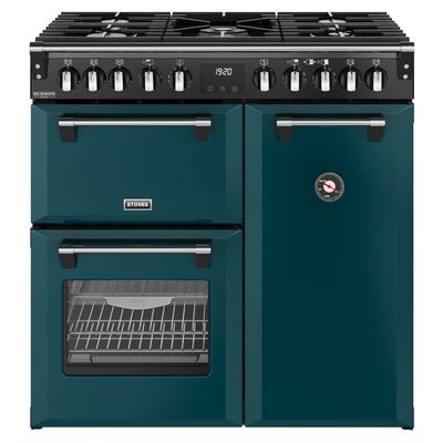 Stoves Richmond DX 90cm Dual Fuel Range Cooker - Deep Marine