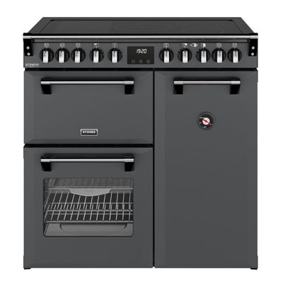 Stoves Richmond DX 90cm Electric Induction Range Cooker - Grey