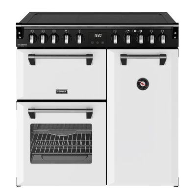 Stoves ST DX RCA RICH 90EI RTY IWH 12010 Richmond DX 90cm Induction Range Cooker - ICE WHITE