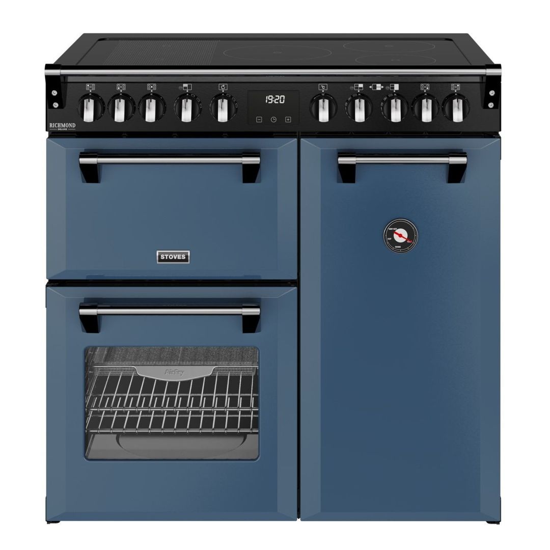 Stoves ST DX RCA RICH 90EI RTY TWB 12011 Richmond DX 90cm Induction Range Cooker - TWILIGHT BLUE - Image 1