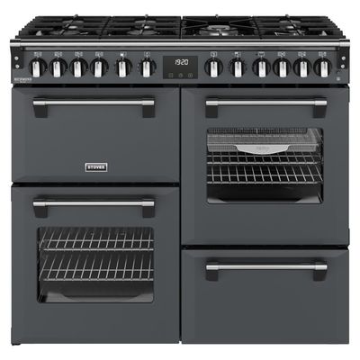Stoves Richmond DX 100cm Dual Fuel Range Cooker - Grey