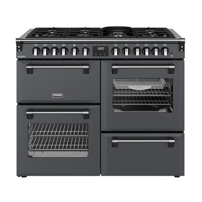 Stoves ST DX RCA RICH 110DF AGR 12027 Richmond DX 110cm Dual Fuel Range Cooker - ANTHRACITE