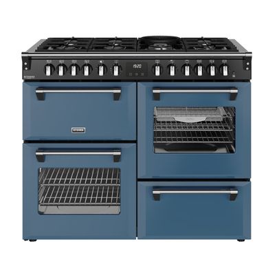Stoves ST DX RCA RICH 110DF TWB 12029 Richmond DX 110cm Dual Fuel Range Cooker - TWILIGHT BLUE