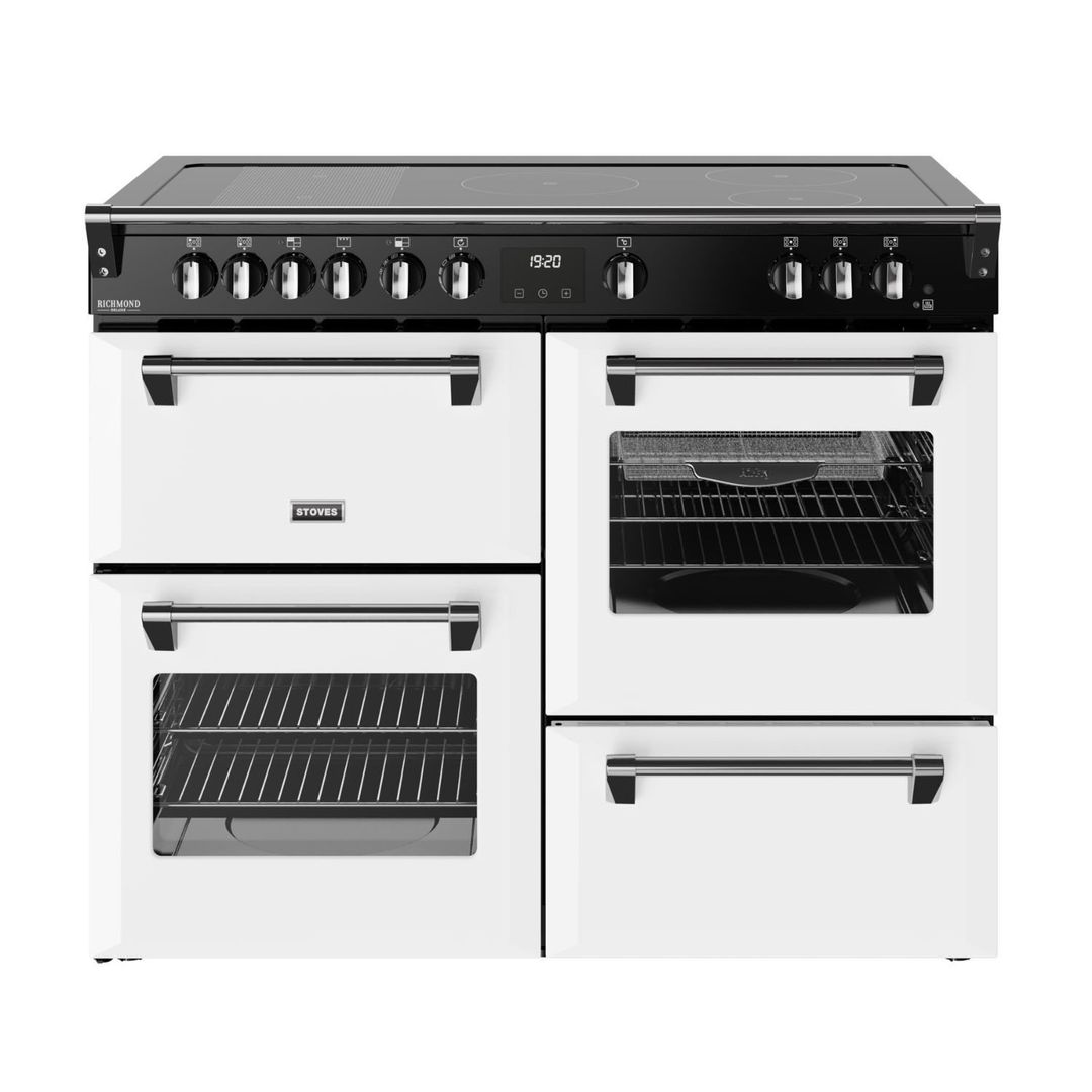 Stoves ST DX RCA RICH 110EI RTY IWH 12034 Richmond DX 110cm Induction Range Cooker - ICE WHITE - Image 1
