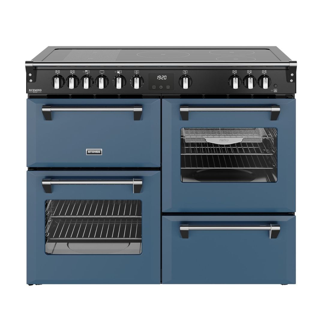 Stoves ST DX RCA RICH 110EI RTY TWB 12035 Richmond DX 110cm Induction Range Cooker - TWILIGHT BLUE - Image 1