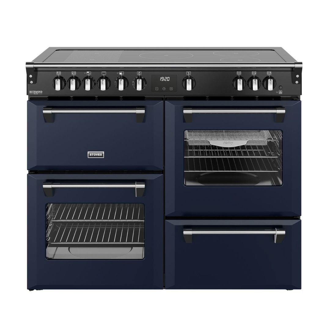 Stoves ST DX RCA RICH 110EI RTY MBL 12036 Richmond DX 110cm Induction Range Cooker - MIDNIGHT BLUE - Image 1