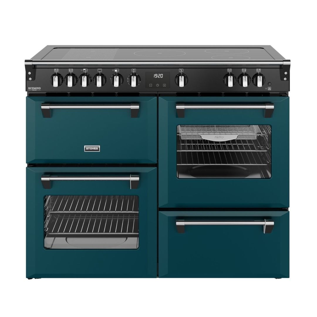 Stoves ST DX RCA RICH 110EI RTY DMA 12037 Richmond DX 110cm Induction Range Cooker - DEEP MARINE - Image 1