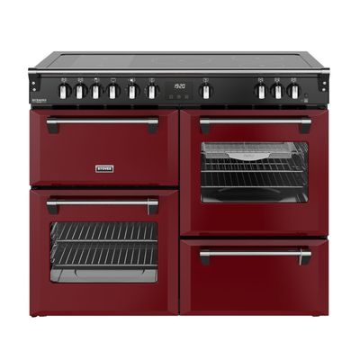 Stoves ST DX RCA RICH 110EI RTY GAR 12038 Richmond DX 110cm Induction Range Cooker - GARNET RED