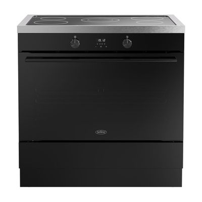 Belling BEL RCA VISION SGL 90EI BLK 90cm Single Cavity Induction Range Cooker 12041 - BLACK