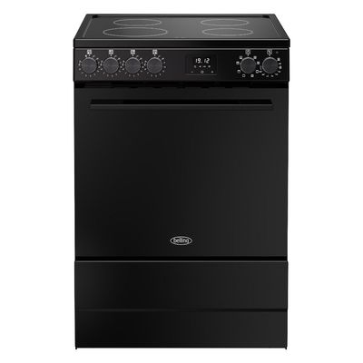Belling Vision 60cm Electric Cooker with Induction Hob - Black