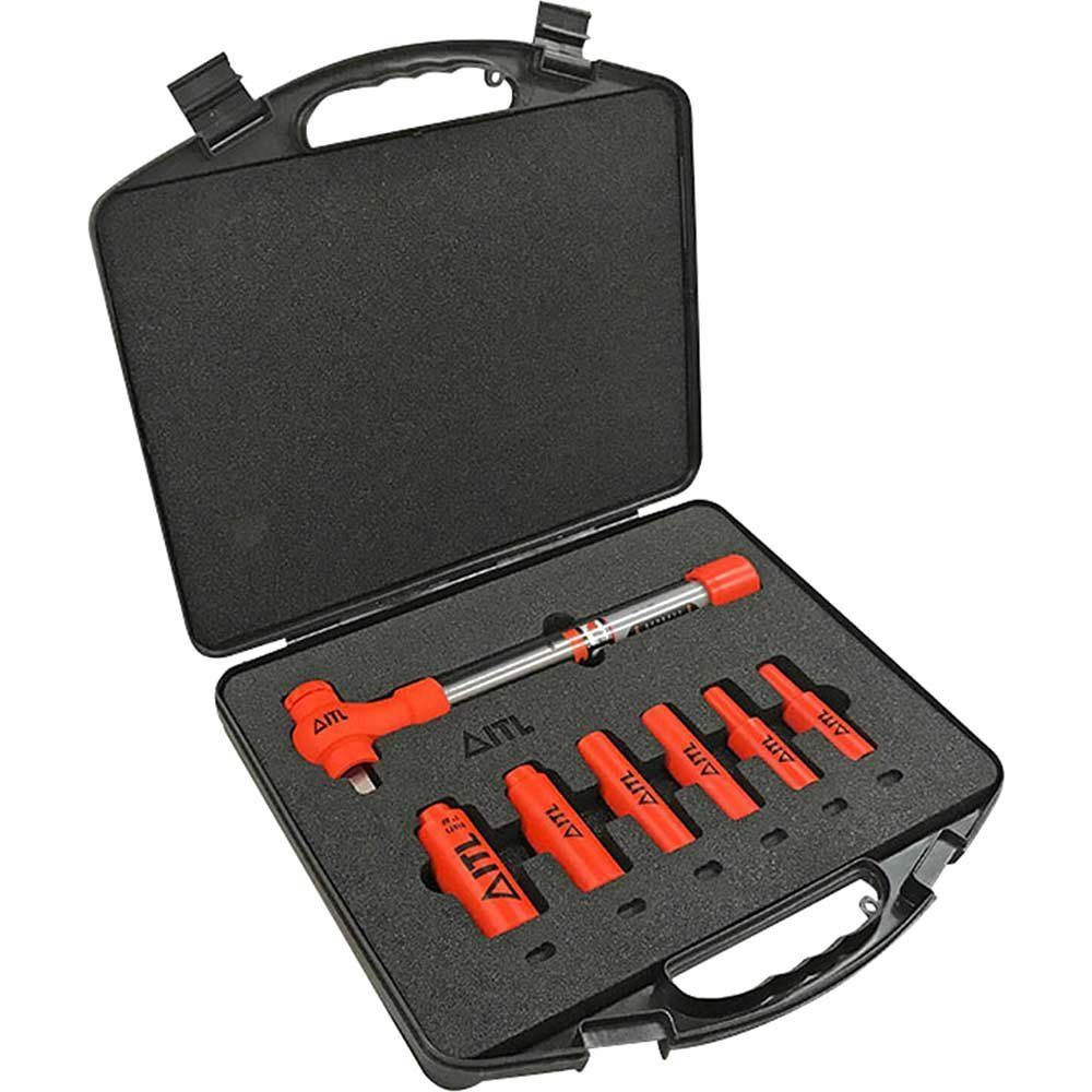 ITL 7 Piece 1/2" Drive Insulated Torque Wrench Socket Set Imperial 1/2" 12Nm - 60Nm - Image 1