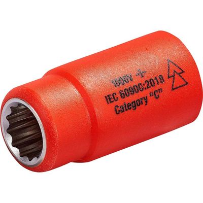 ITL 1/2" Drive Insulated Bi Hexagon Socket 1/2" 17mm