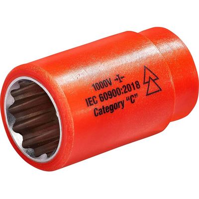 ITL 1/2" Drive Insulated Bi Hexagon Socket 1/2" 19mm