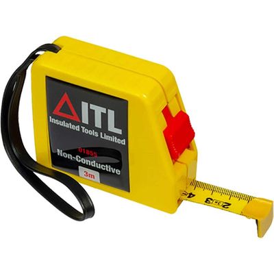 ITL Insulated Non Conductive Tape Measure Metric 3m 16mm