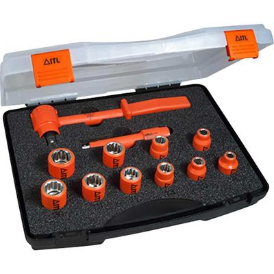 ITL 12 Piece 3/8" Drive Insulated Socket Set Metric & Imperial 3/8"