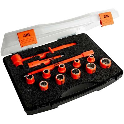 ITL 13 Piece Insulated 3/8" Drive Bi Hexagon Socket Set 3/8"