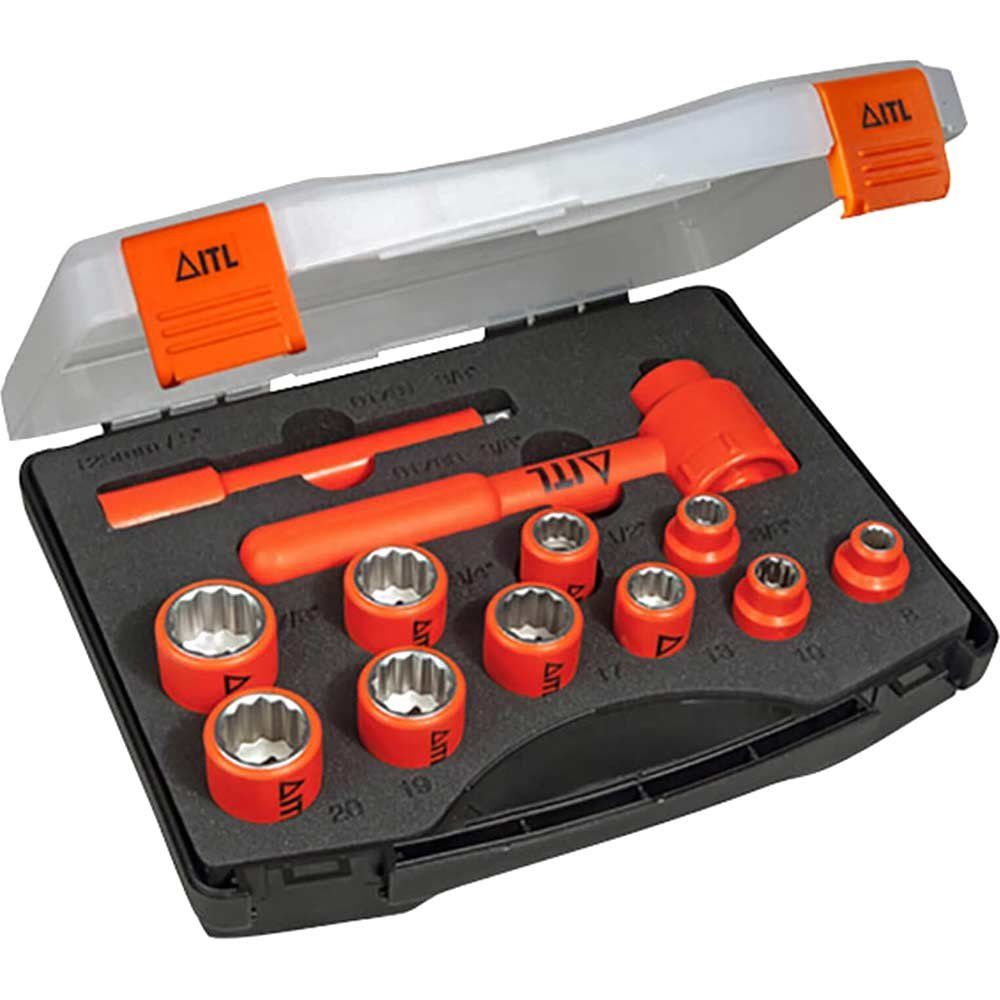 ITL 12 Piece 3/8" Drive Insulated Bi Hexagon Socket Set 3/8" - Image 1